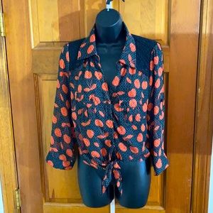 American Rag cherry bunch blouse 🍒